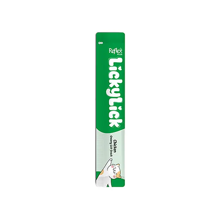 REFLEX PLUS LİCKYLİCK TAVUKLU SIVI KEDİ ÖDÜLÜ 15 GR