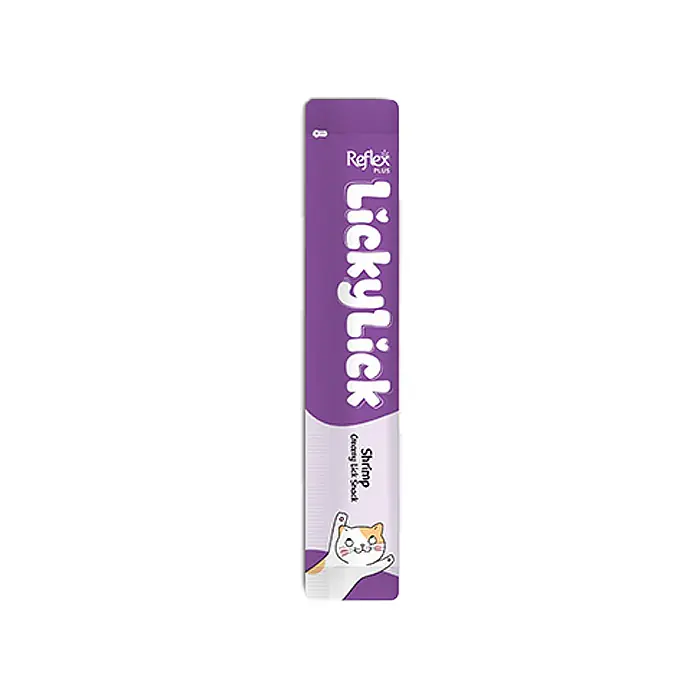 REFLEX PLUS LİCKYLİCK KARİDESLİ SIVI KEDİ ÖDÜLÜ 15 GR
