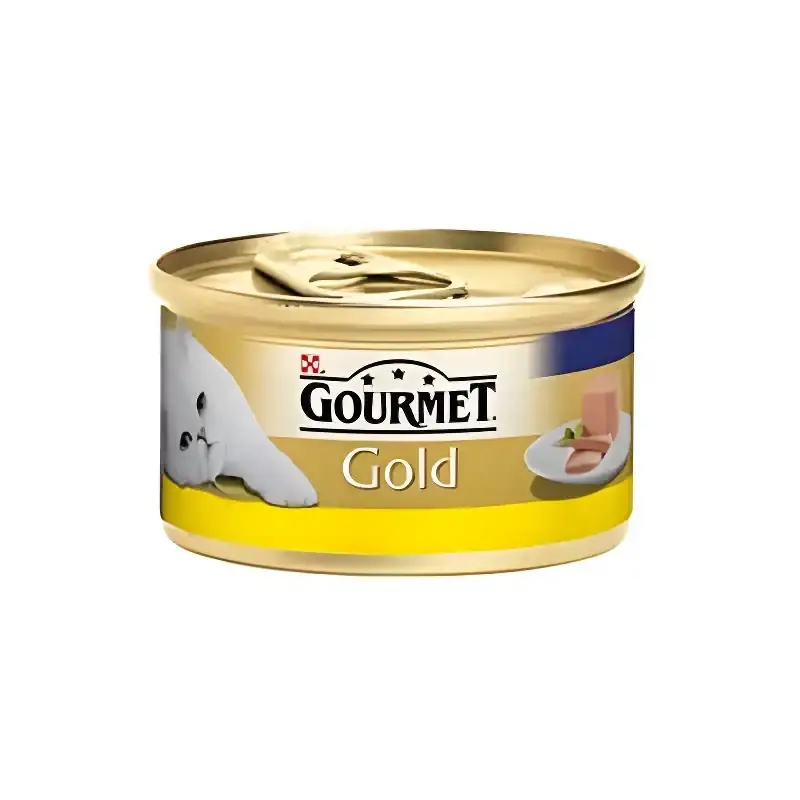 GOURMET GOLD KIYILMIŞ TAVUK ETLİ YAŞ KEDİ MAMASI 85 GR