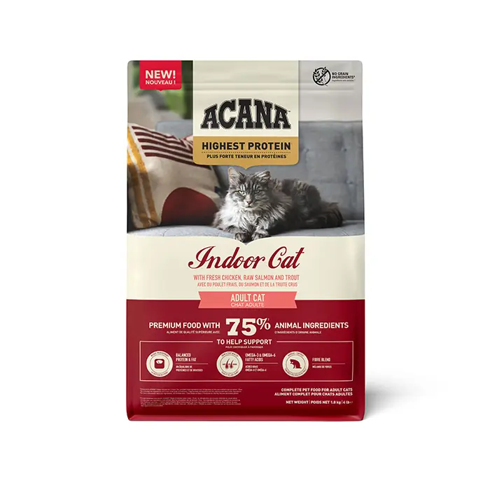 ACANA HİGHEST PROTEİN INDOOR YETİŞKİN KEDİ MAMASI 1,8 KG