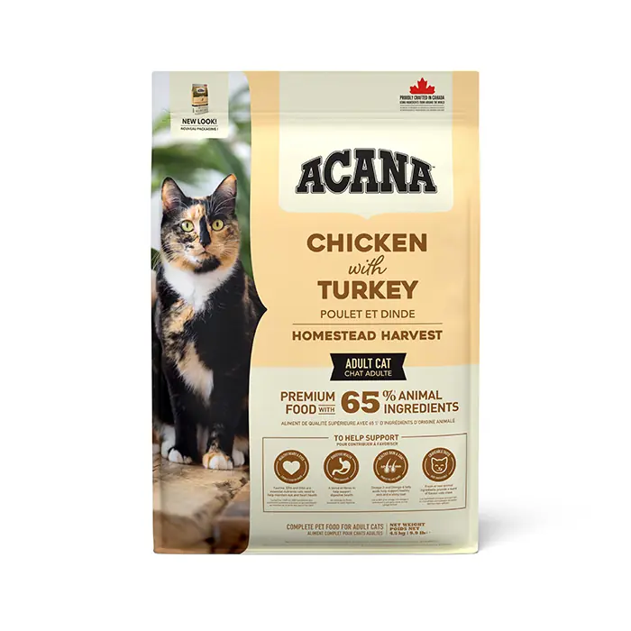 ACANA HOMESTEAD HARVEST YETİŞKİN KEDİ MAMASI 4,5 KG