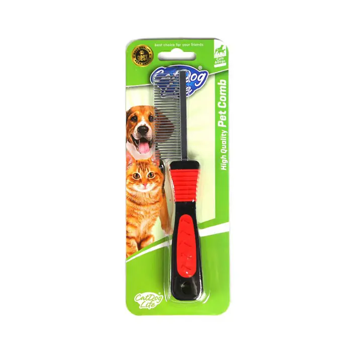 CAT&DOGLIFE KEDİ VE KÖPEKLER İÇİN TEK TARAFLI DÜZ KISA TARAK
