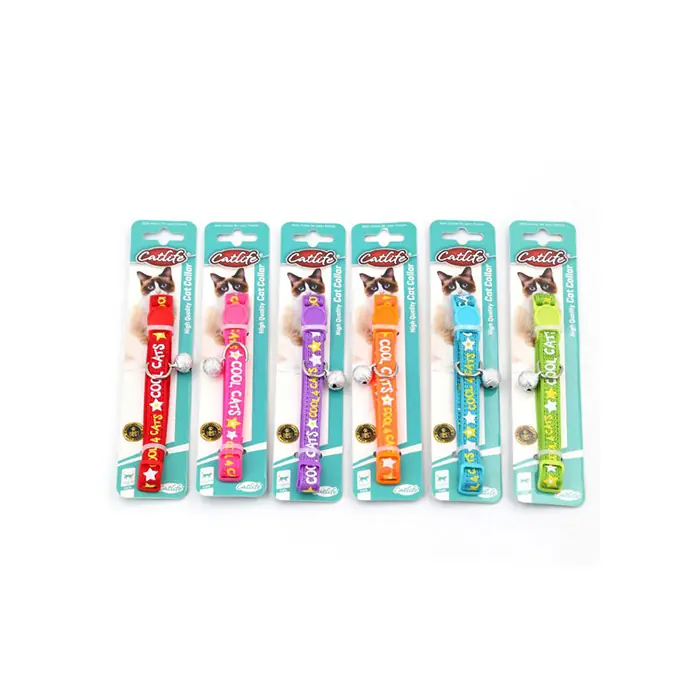 CATLIFE RENKLİ ZİLLİ KEDİ BOYUN TASMASI 202590