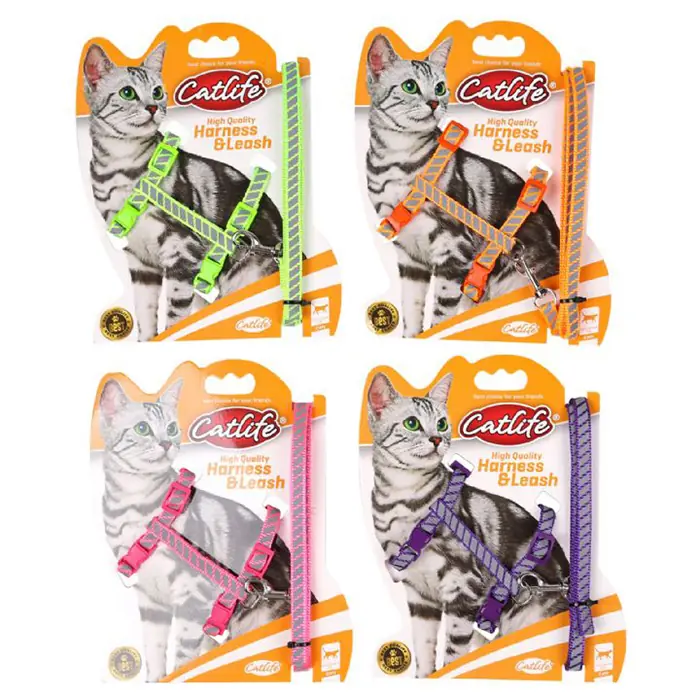 CAT LİFE KEDİ GÖĞÜS TASMASI ŞERİT REFLEKTÖRLÜ