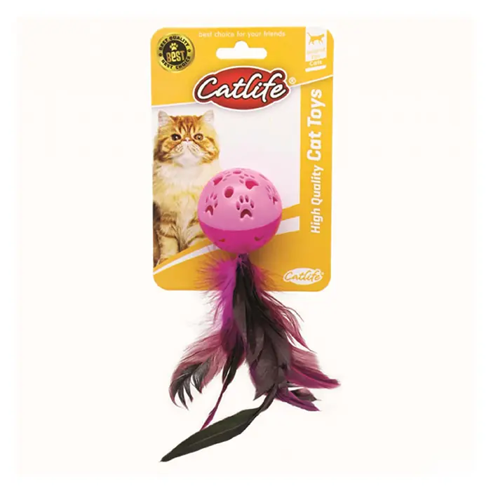 CATLİFE ZİLLİ TÜYLÜ TOP KEDİ OYUNCAĞI