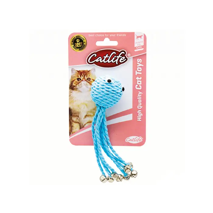 CATLİFE ZİLLİ HASIR AHTAPOT KEDİ OYUNCAĞI 203113