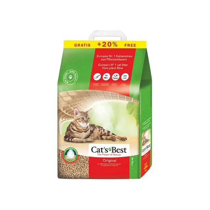 CATS BEST ORİGİNAL NATUREL KEDİ KUMU 10+2 LT