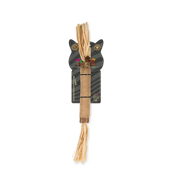 CATTİE MATATABİ İÇERİKLİ PÜSKÜLLÜ TIRMALAMA KEDİ OYUNCAĞI 35CM