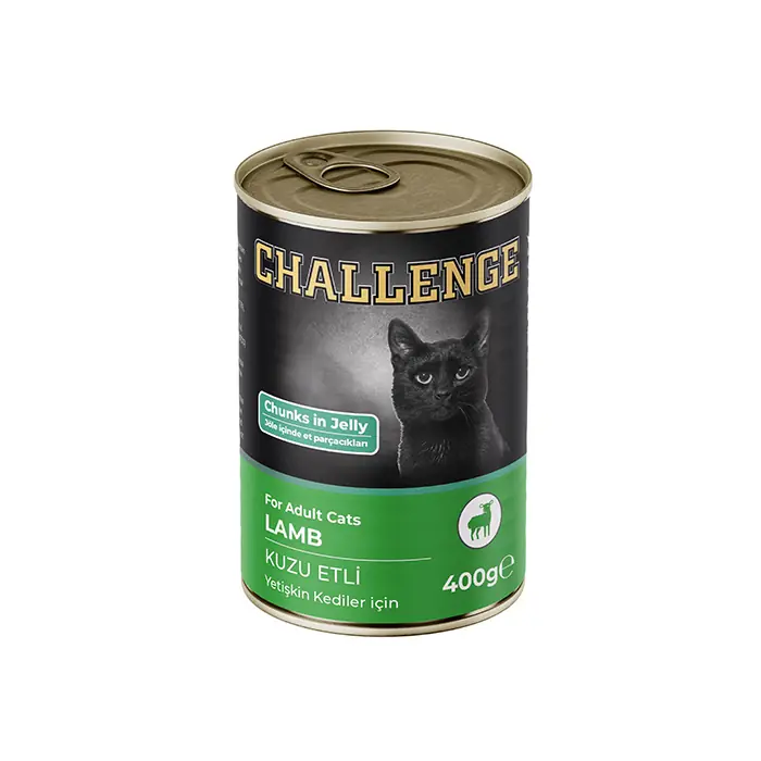 CHALLENGE JELLY KUZU ETLİ YETİŞKİN KEDİ KONSERVESİ 400GR