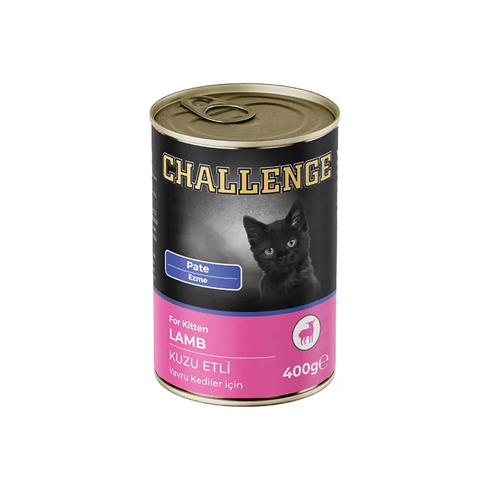 CHALLENGE PATE KUZU ETLİ YAVRU KEDİ KONSERVESİ 400GR