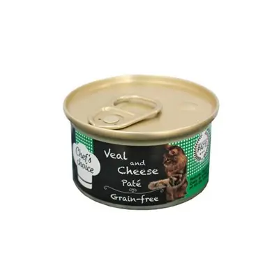 CHEF'S CHOİCE DANA ETLİ PEYNİR EZMELİ TAHILSIZ KEDİ KONSERVESİ 85 GR