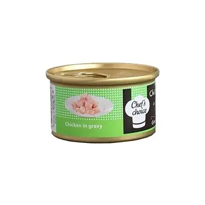 CHEF'S CHOİCE GRAVY TAVUK ETİ SOSLU TAHILSIZ KEDİ KONSERVESİ 80 GR
