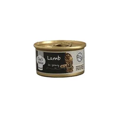 CHEF'S CHOİCE KUZU ETLİ SOSLU KEDİ YAŞ MAMASI 80 GR