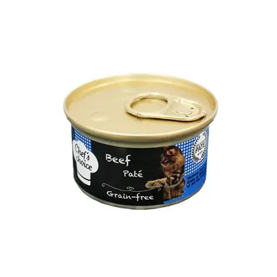 CHEF'S CHOİCE PATE DANA ETLİ TAHILSIZ KEDİ KONSERVESİ 85 GR