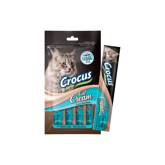 CROCUS TON BALIKLI KREMA KEDİ ÖDÜLÜ 4X15GR