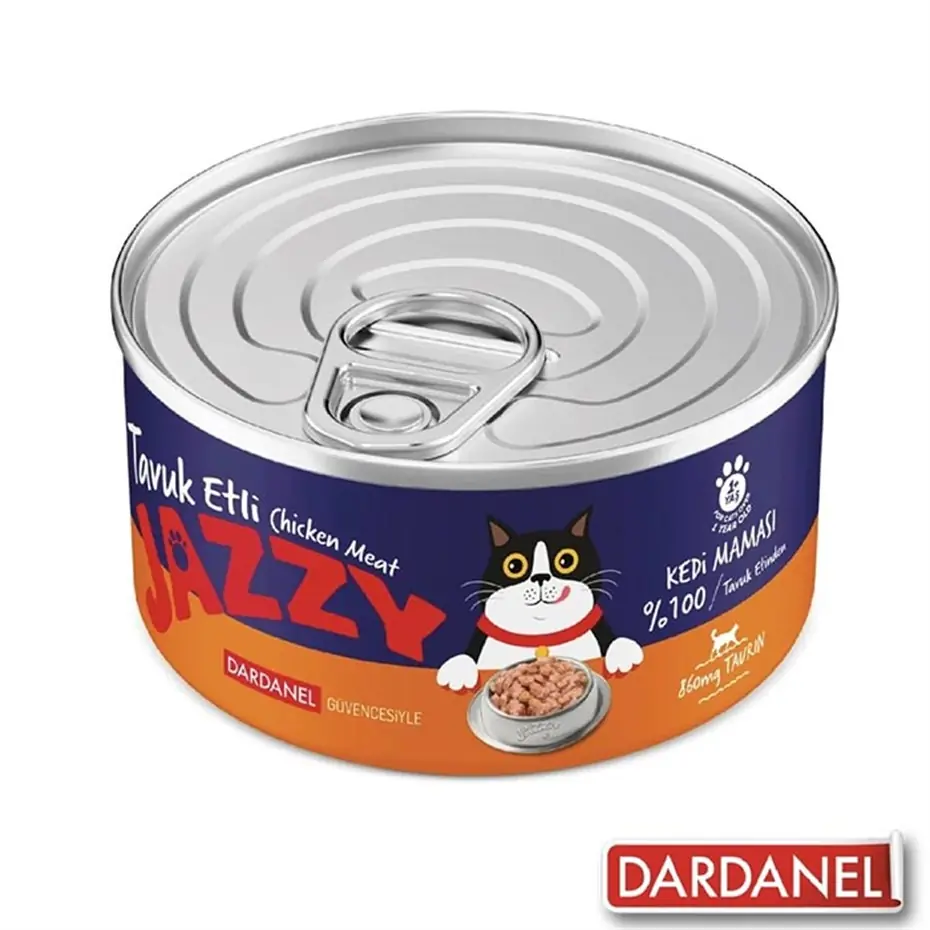 DARDANEL JAZZY TAVUK ETLİ KEDİ KONSERVESİ 95GR