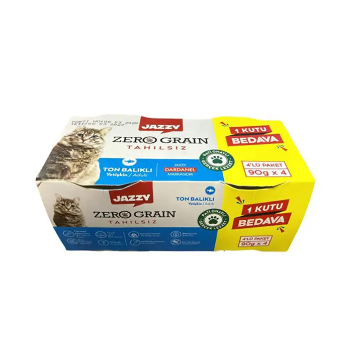 DARDANEL JAZZY TON BALIKLI KEDİ KONSERVESİ 4X90GR