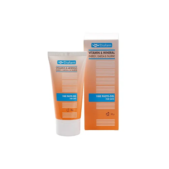 DİAFARM VME VİTAMİN VE MİNERAL DESTEK KEDİ MACUNU 50 GR