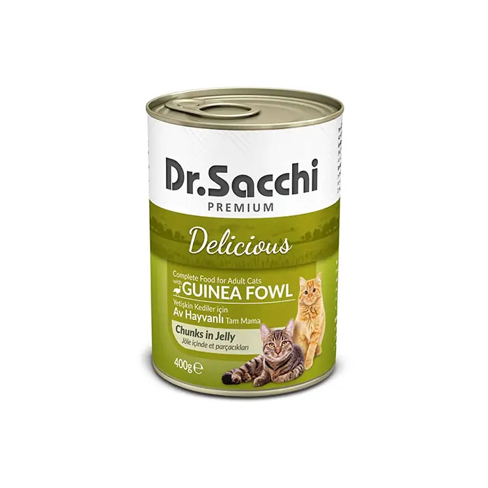 DR.SACCHİ AV HAYVANLI YETİŞKİN KEDİ KONSERVESİ 400GR