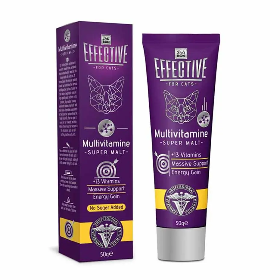 EFFECTİVE MULTİVİTAMİNE SUPER KEDİ MALTI 50G