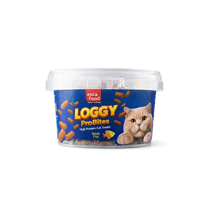 ESCA FOOD LOGGY PRO BİTES BALIKLI KEDİ ÖDÜL MAMASI 110GR