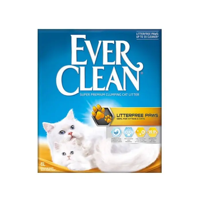 EVER CLEAN LİTTERFREE PAWS PATİLERE YAPIŞMAYAN KEDİ KUMU 6 LT