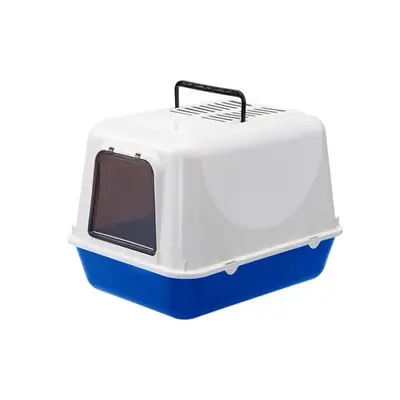 FERPLAST CLEAR CAT 20 KEDİ TUVALETİ MAVİ