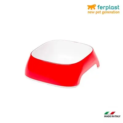 FERPLAST GLAM SMALL RED BOWL MAMA KABI