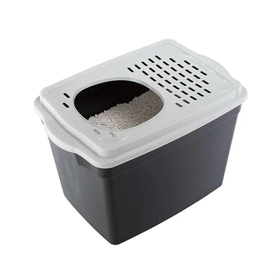 FERPLAST JUMPY KAPALI KEDİ TUVALETİ 38X57X39CM