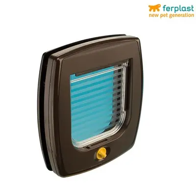 FERPLAST SWİNG 3 KEDİ KAPISI KAHVERENGİ