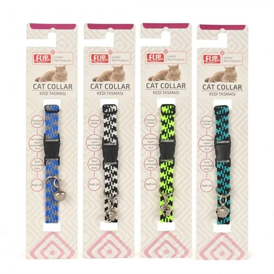 FLİP ELASTİK KEDİ BOYUN TASMASI 20CM