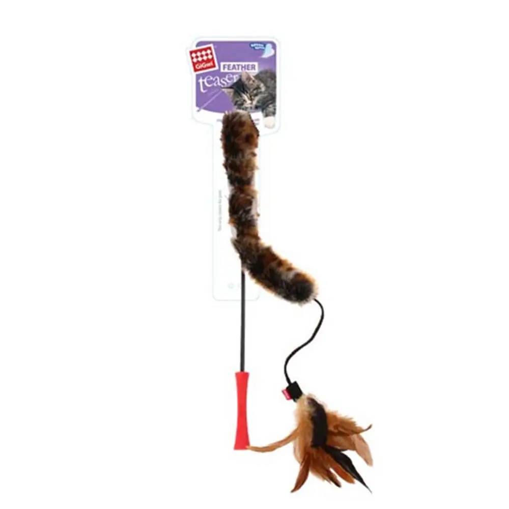 GİGWİ FEATHER TEASER KUYRUKLU DOĞAL KEDİ OLTASI
