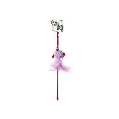 GİGWİ PELUŞ TÜYLÜ BAYKUŞ OYUNCAKLI KEDİ OLTASI