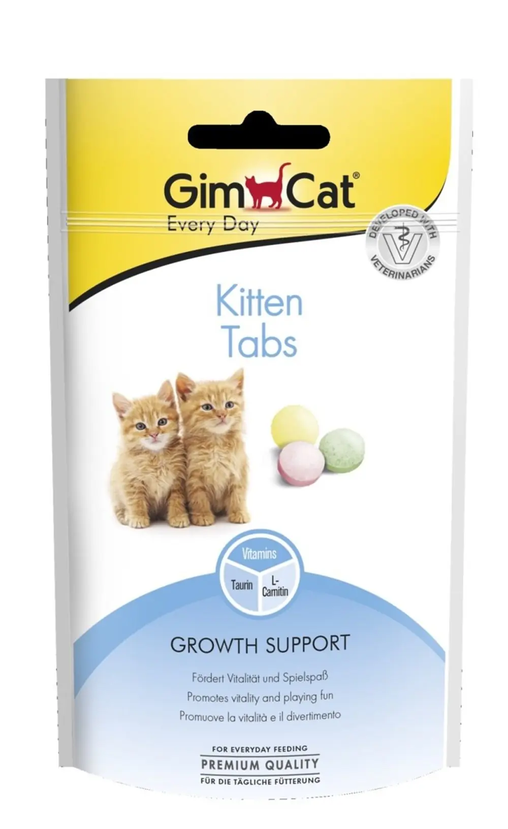 GİMCAT KİTTEN TABS YAVRU KEDİ ÖDÜL TABLETİ 40GR
