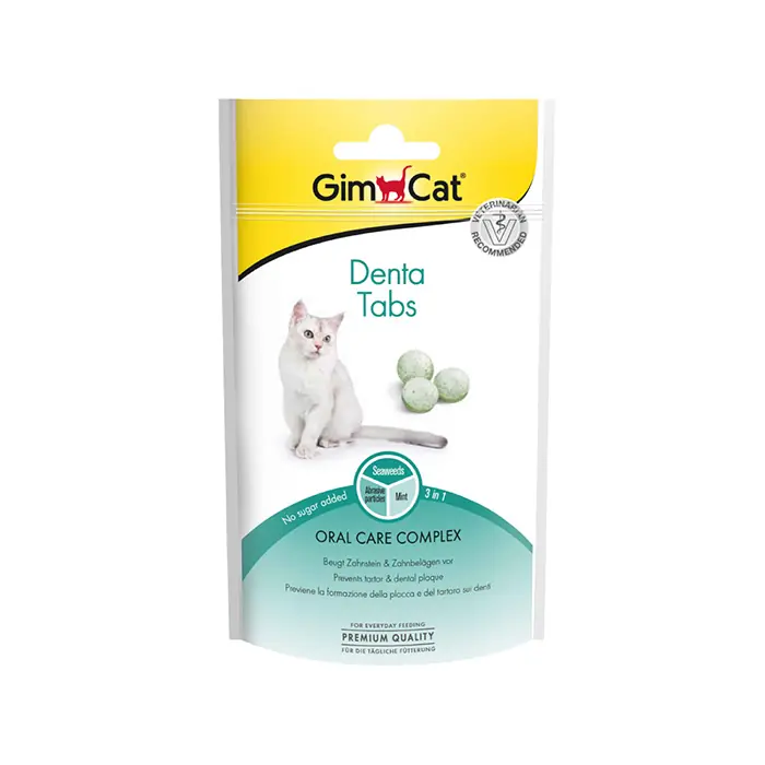 GİMCAT DENTA AĞIZ VE DİŞ SAĞLIĞI DESTEKLEYİCİ KEDİ ÖDÜL TABLETİ 15GR