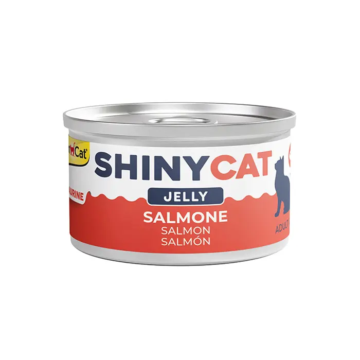 GİMCAT NEW SHİNYCAT JELLY SOMON BALIKLI KEDİ KONSERVESİ 70GR