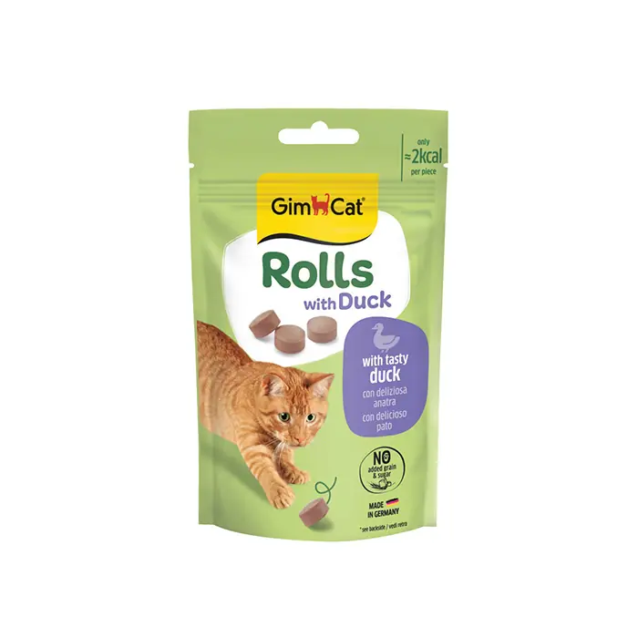 GİMCAT ROLLS ÖRDEKLİ KEDİ ÖDÜL TABLETİ 50 GR