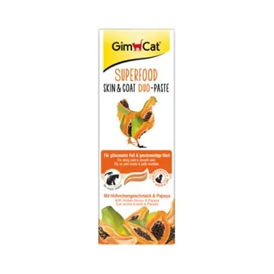 GİMCAT SF SKİN-COAT DUO PASTE TAVUKLU PAPAYALI 50G
