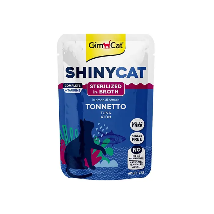 GİMCAT SHİNYCAT POUCH TON BALIKLI KISIRLAŞTIRILMIŞ YAŞ KEDİ MAMASI 70GR