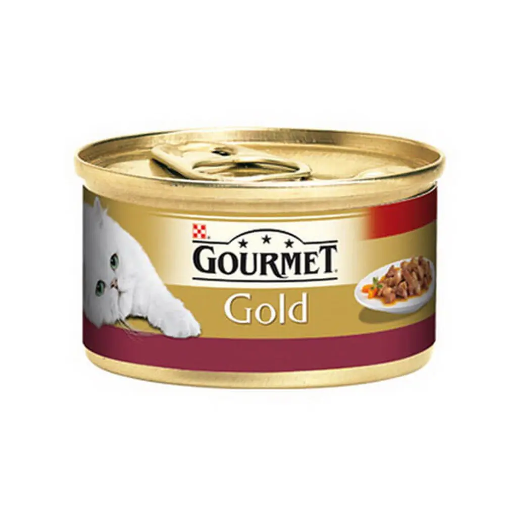 GOURMET GOLD ÇİFTE LEZZET TAVUKLU VE CİĞERLİ 85GR