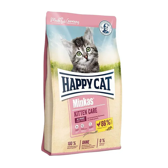 HAPPY CAT MİNKAS KİTTEN CARE TAVUKLU YAVRU KEDİ MAMASI 1,5KG