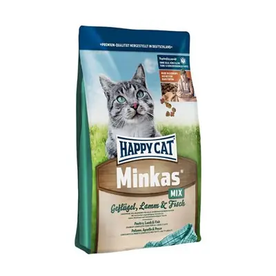 HAPPY CAT MİNKAS MİX TAVUK VE KUZU ETLİ KEDİ MAMASI 1,5 KG