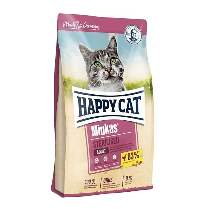 HAPPY CAT MİNKAS TAVUKLU KISIRLAŞTIRILMIŞ KEDİ MAMASI 1,5KG