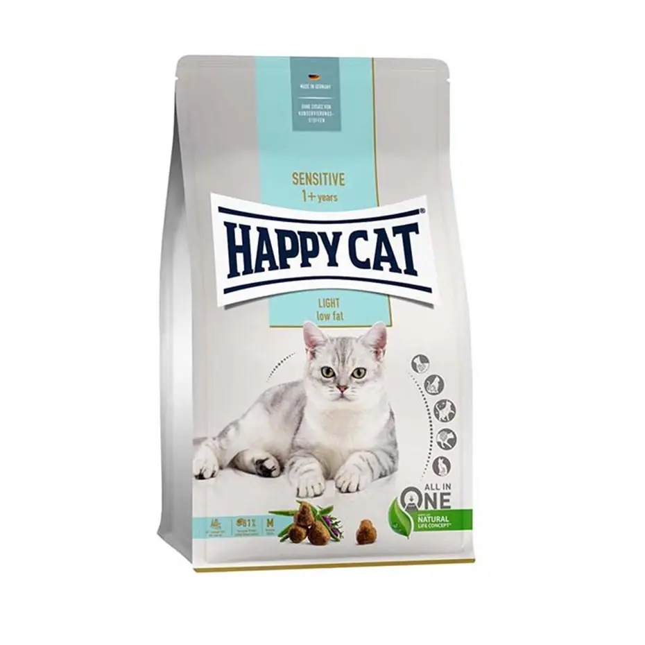 HAPPY CAT SENSİTİVE LİGHT FAZLA KİLOLU KEDİ MAMASI 4 KG