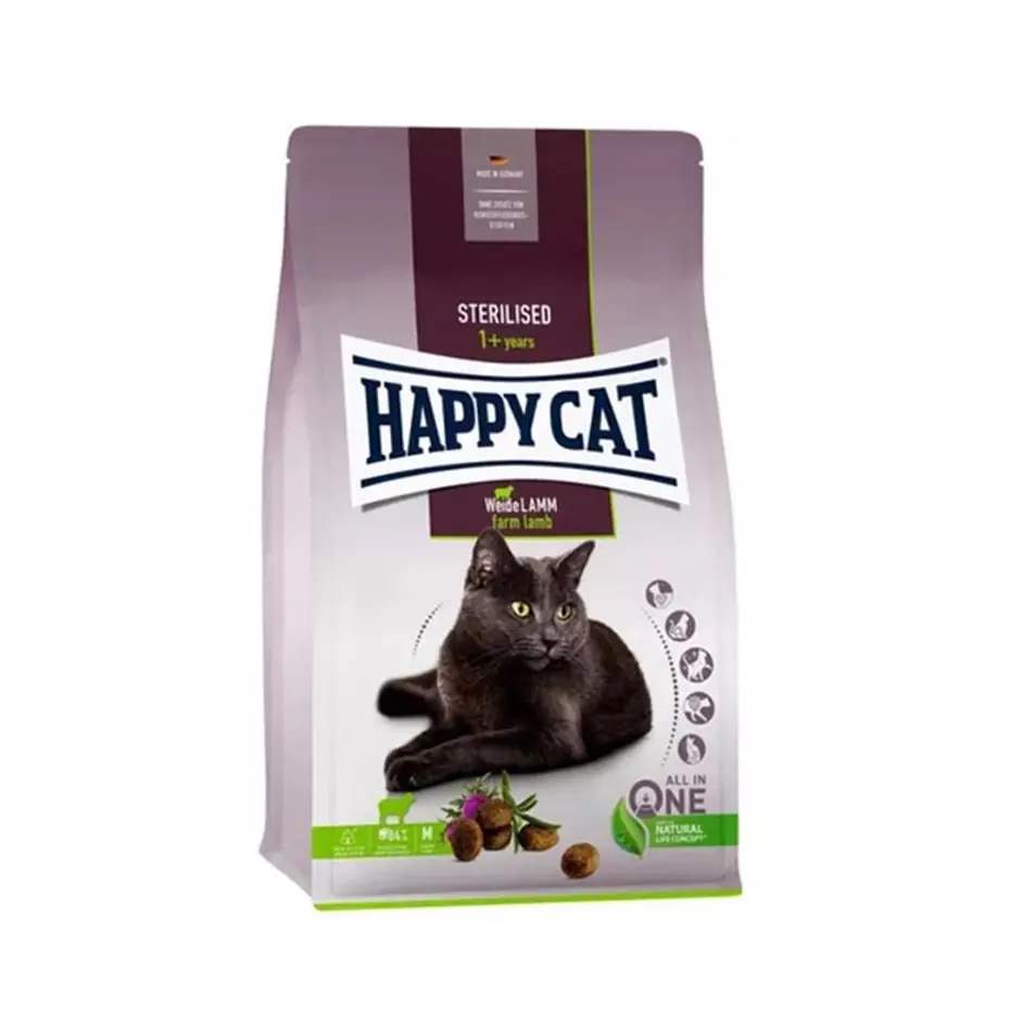 HAPPY CAT STERİLİSED KUZU KISIRLAŞTIRILMIŞ KEDİ MAMASI 4 KG
