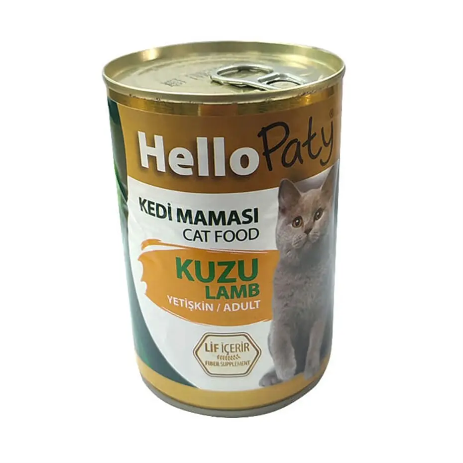 HELLO PATTY KUZU ETLİ YETİŞKİN KEDİ KONSERVESİ 415GR