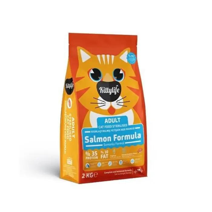 KİTTYLİFE SOMON BALIKLI KISIRLAŞTIRILMIŞ KEDİ MAMASI 2 KG