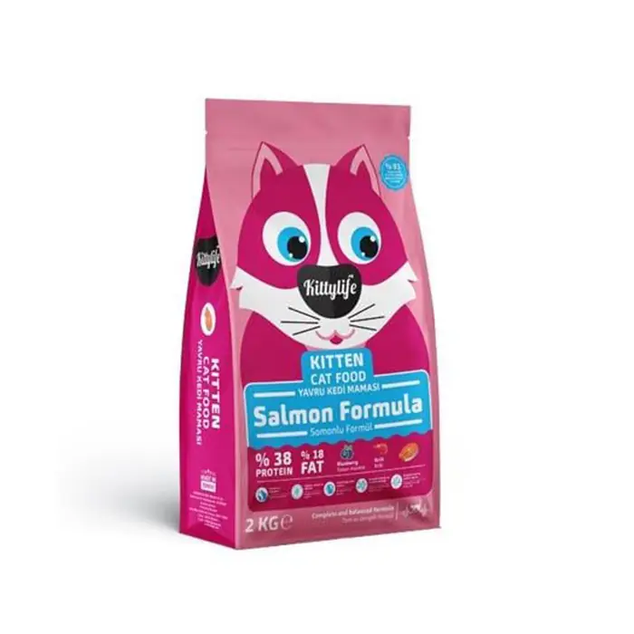 KİTTYLİFE SOMON BALIKLI YAVRU KEDİ MAMASI 2 KG