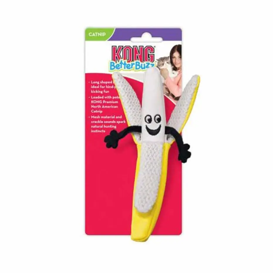 KONG BETTERBUZZ KEDİ OTLU KEDİ OYUNCAĞI 17CM