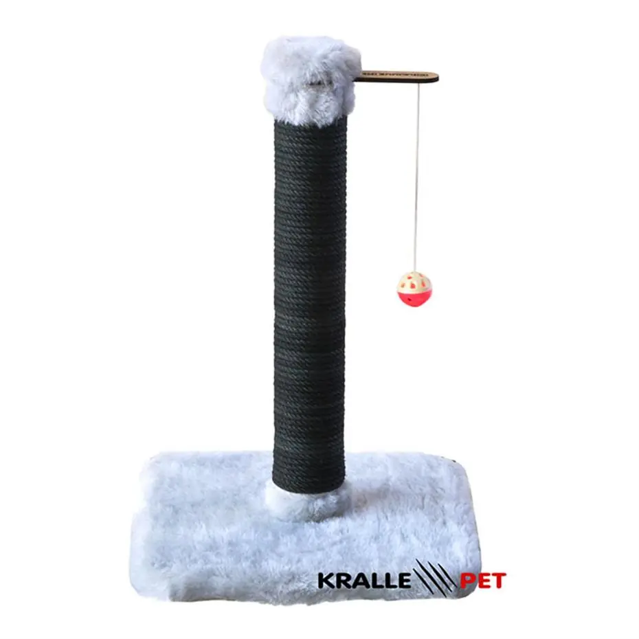 KRALLE TEK TABAN OYUNCAKLI KEDİ TIRMALAMA 1045MODEL AÇIK GRİ
